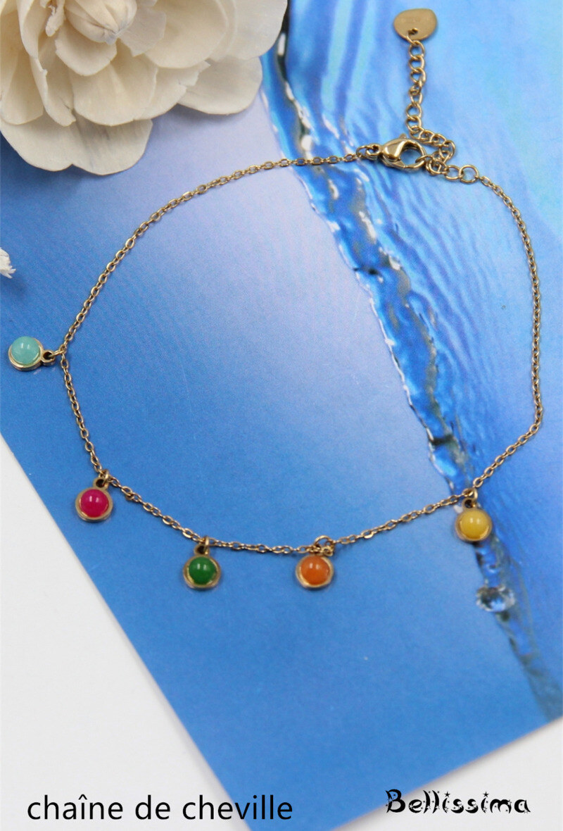 Wholesaler Bellissima - Steel ankle chain