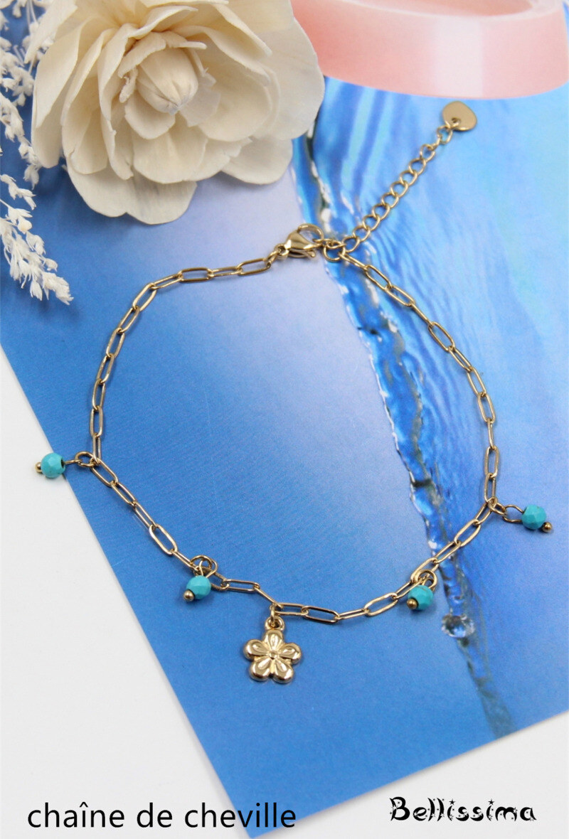 Wholesaler Bellissima - Steel ankle chain