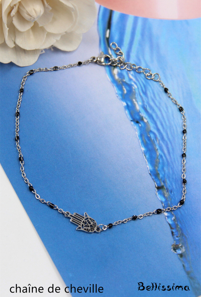 Wholesaler Bellissima - Steel ankle chain