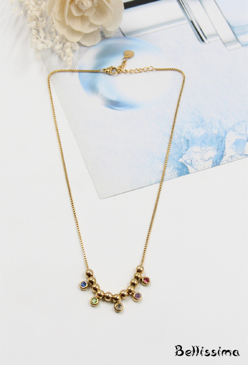 Mayorista Bellissima - Collar de acero