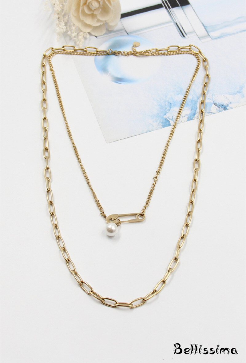 Mayorista Bellissima - Collar de acero