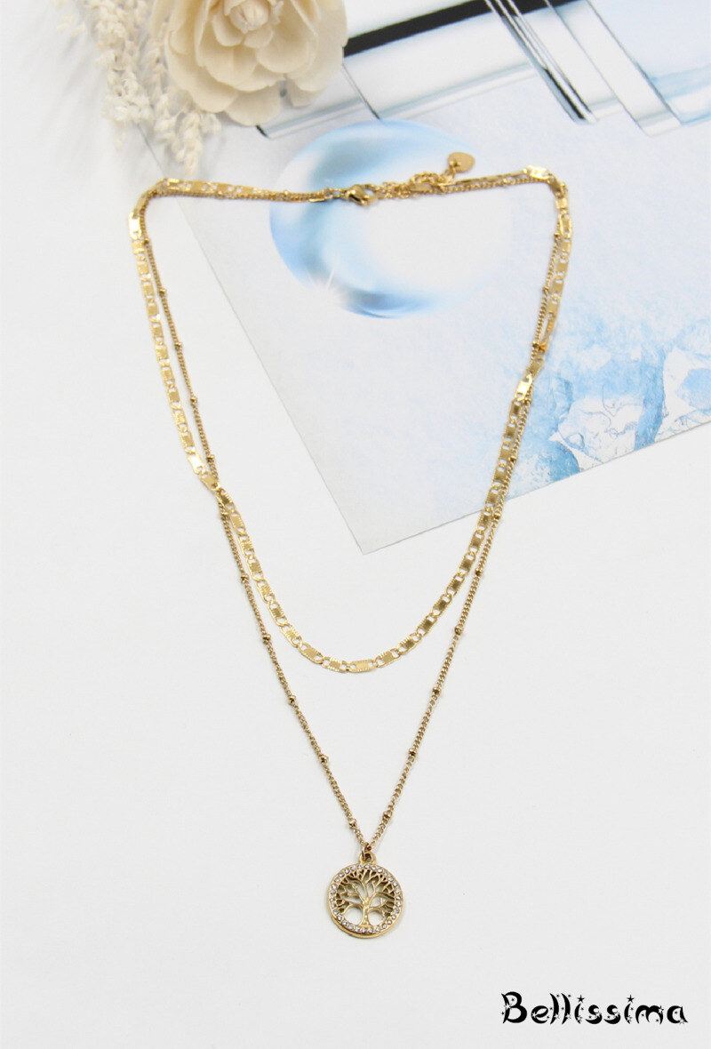 Mayorista Bellissima - Collar de acero