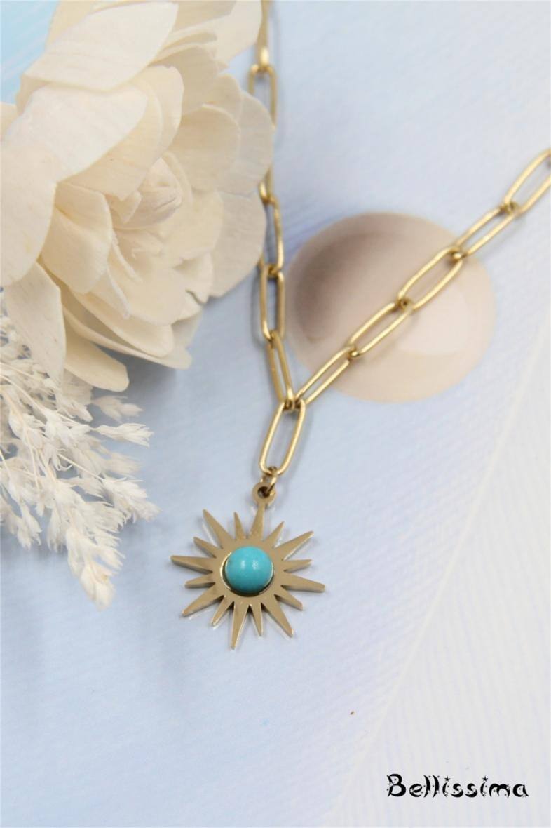 Mayorista Bellissima - Collar de acero inoxidable