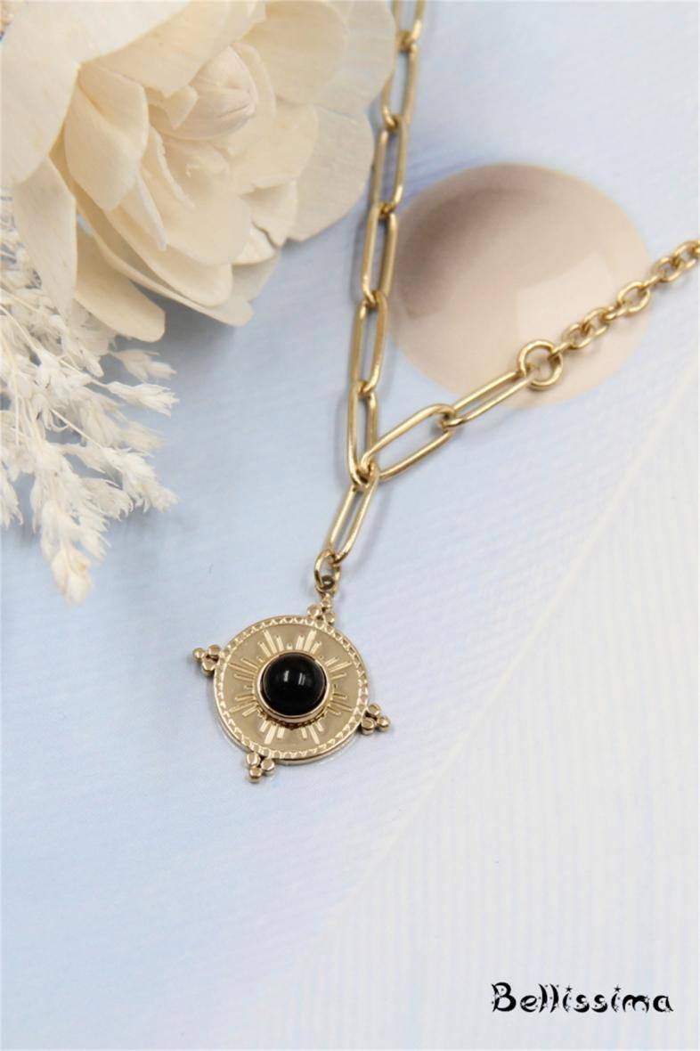 Mayorista Bellissima - Collar de acero inoxidable