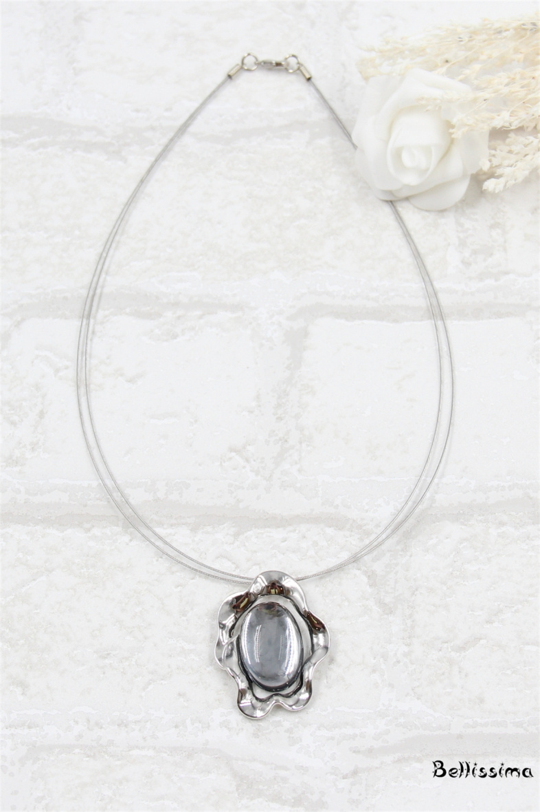 Wholesaler Bellissima - Glass cat eye necklace