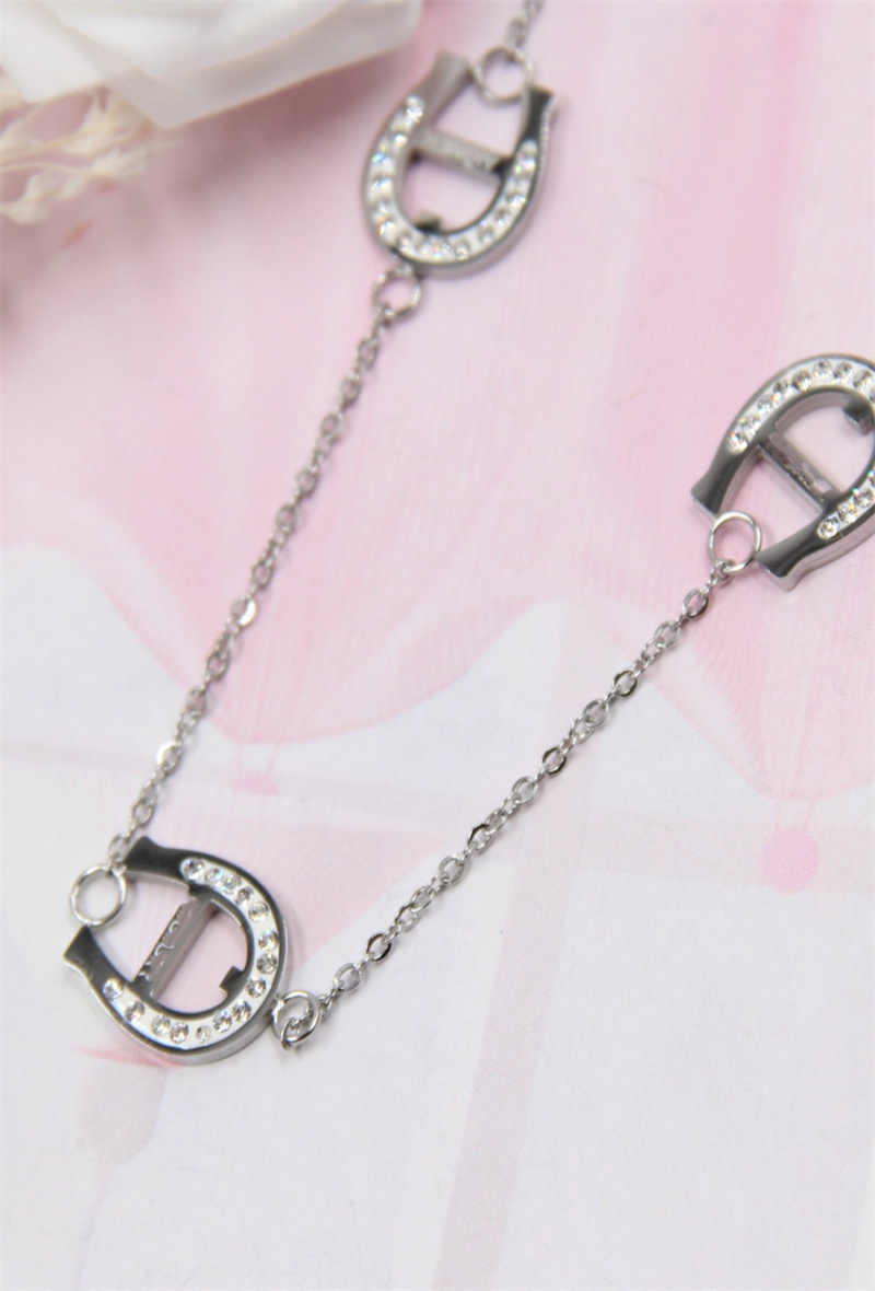 Mayorista Bellissima - Collar de herradura de acero inoxidable