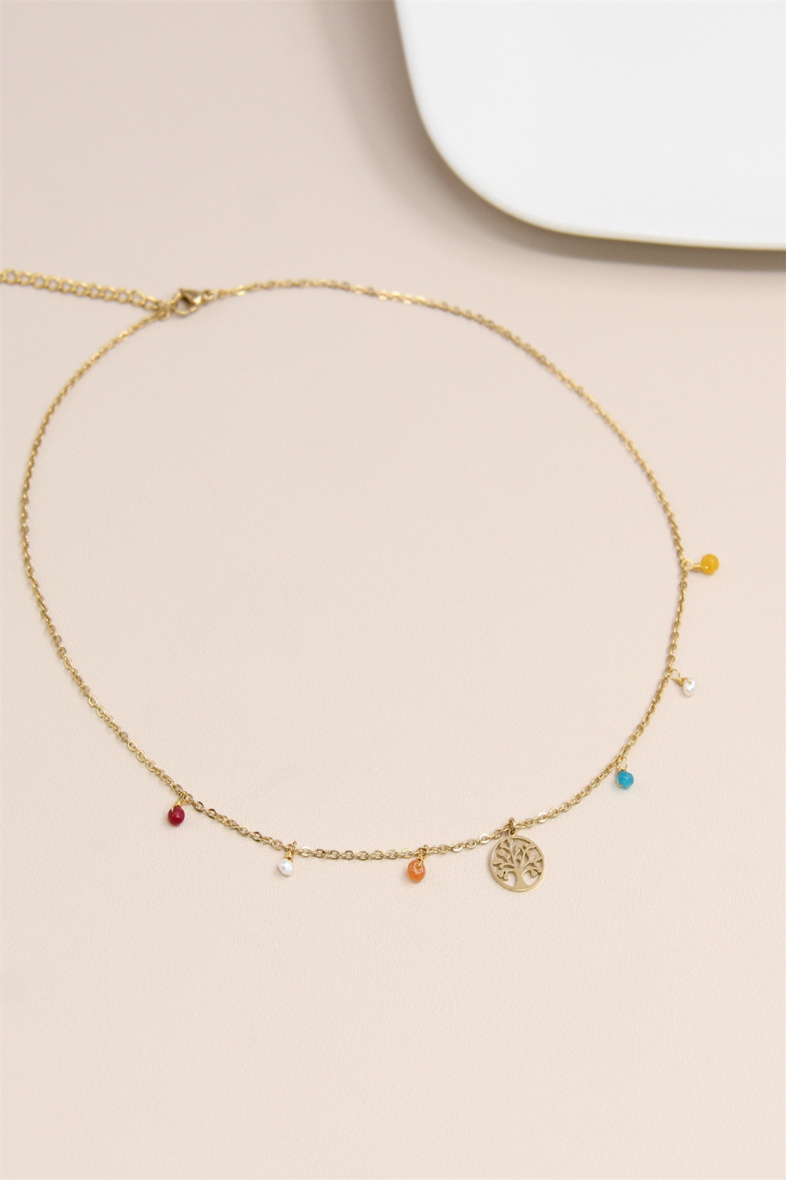 Grossiste Bellissima - Collier Charm Arbre de Vie