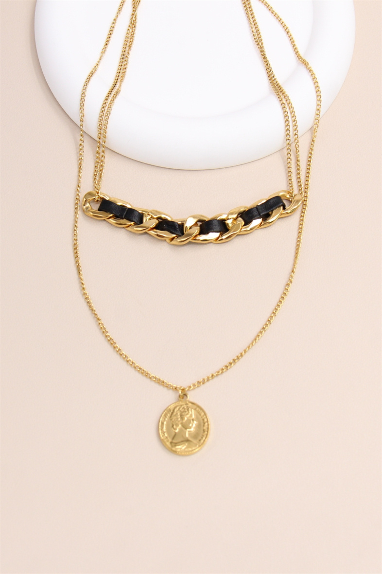 Grossiste Bellissima - Charme Éclatant - Collier en Acier Inoxydable