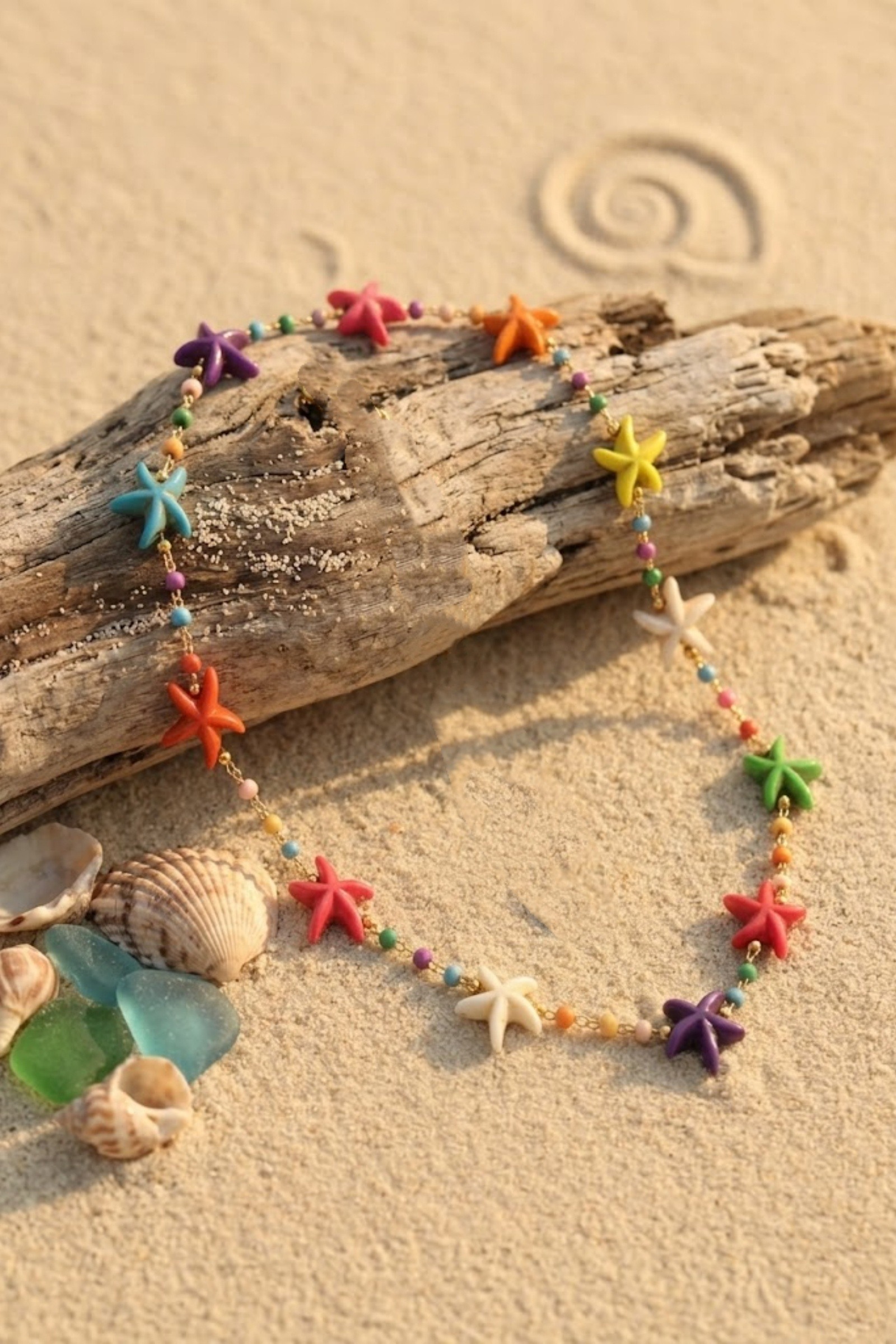 Grossiste Bellissima - Collier Étoile de Mer – Perles Fantaisie Colorées