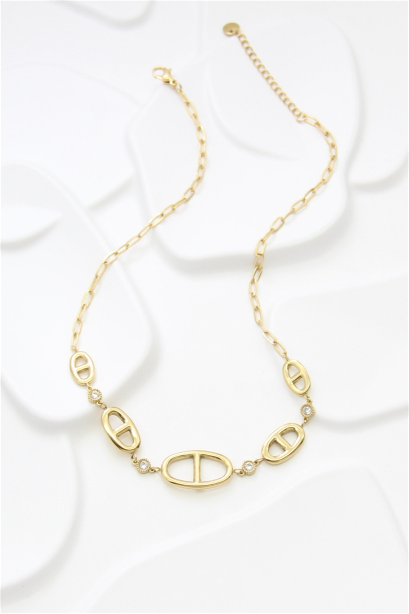 Grossiste Bellissima - Collier Chaîne Marine Élégance Inoxydable