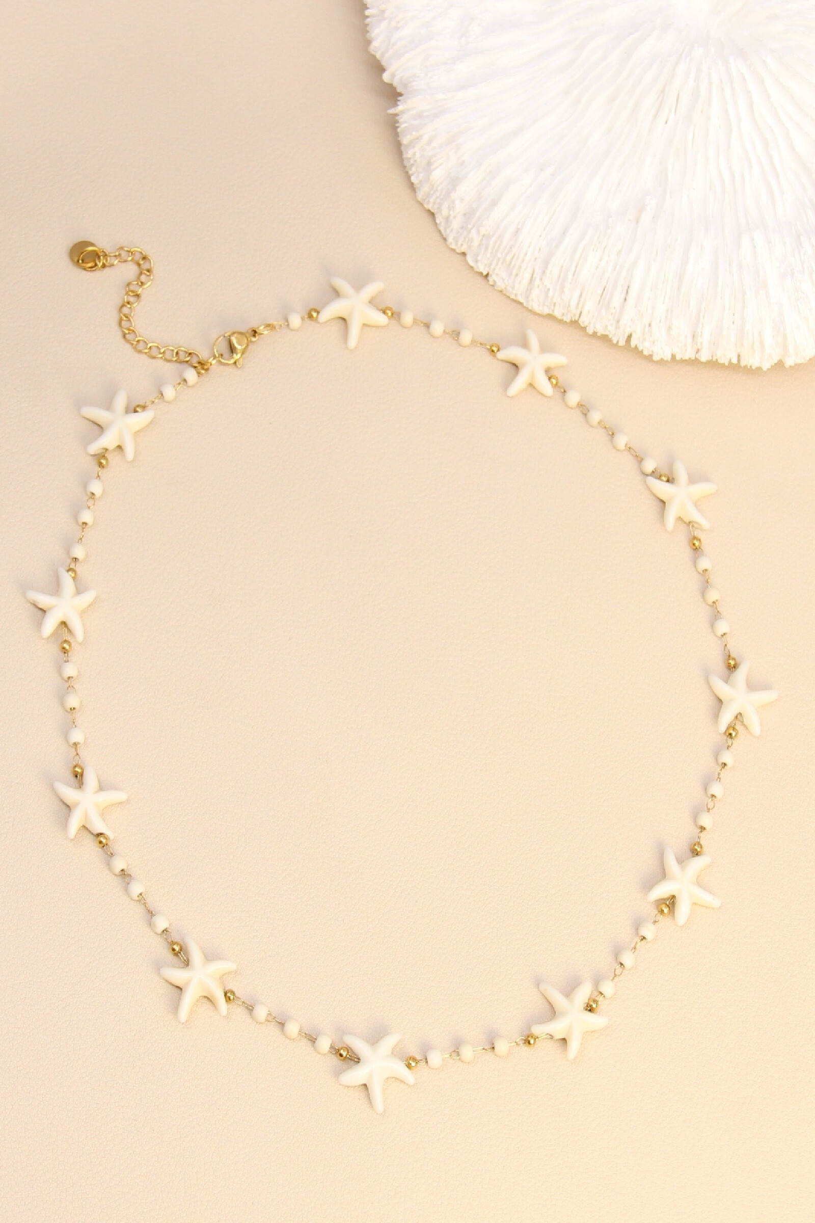 Wholesaler Bellissima - Starfish Necklace - Colorful Costume Beads