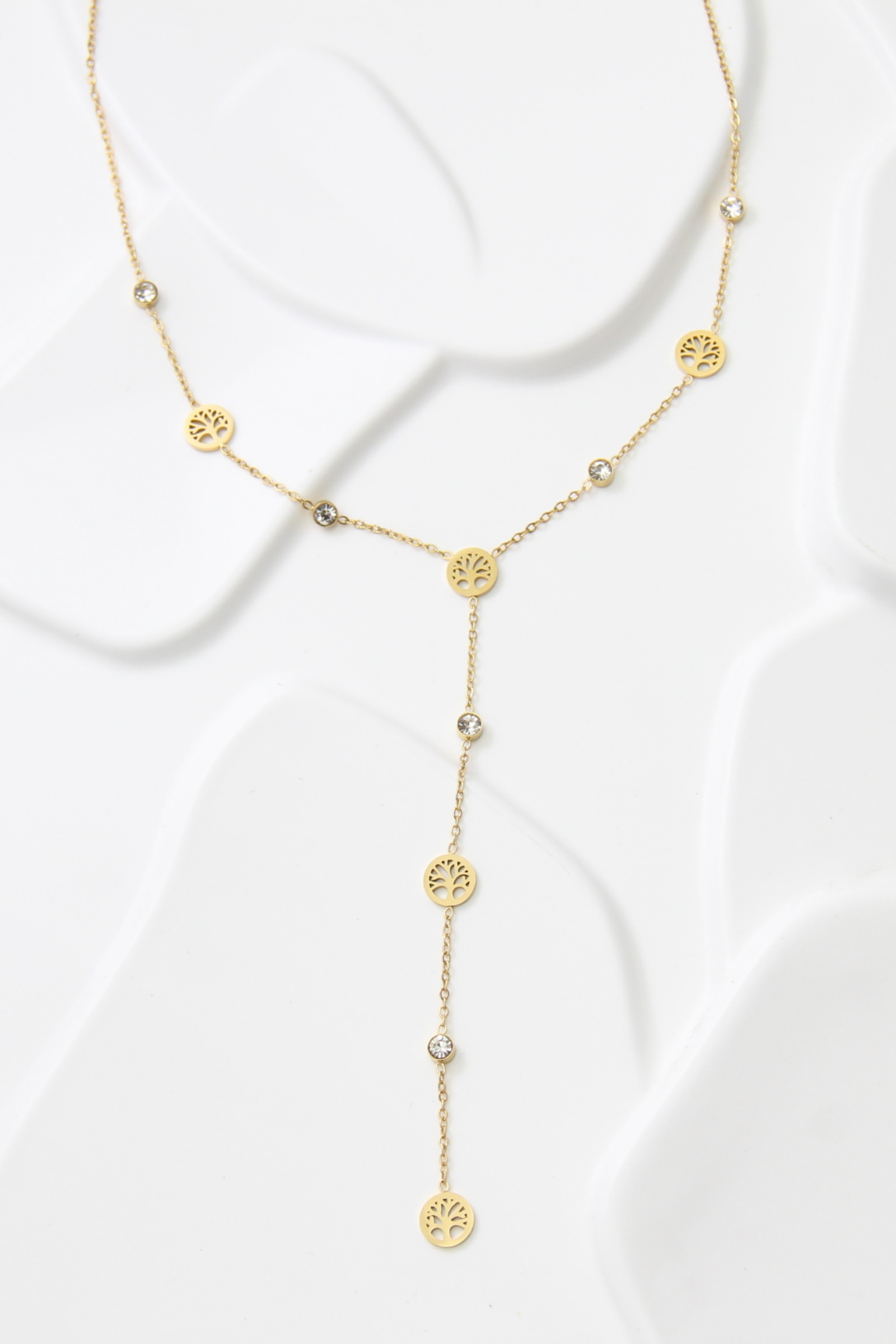 Grossiste Bellissima - Collier arbre de vie en acier inoxydable