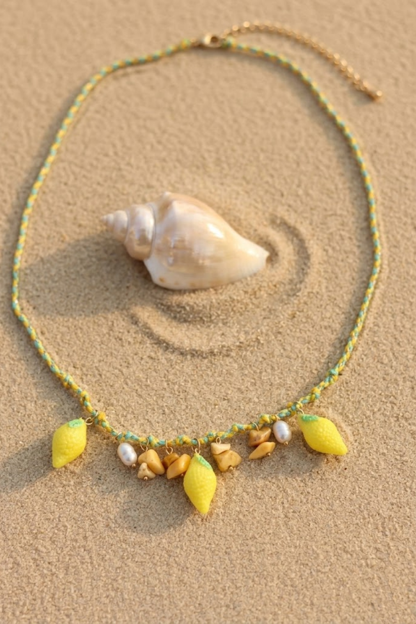 Grossiste Bellissima - Collier Citron Acier Inoxydable – Style Estival & Vitaminé
