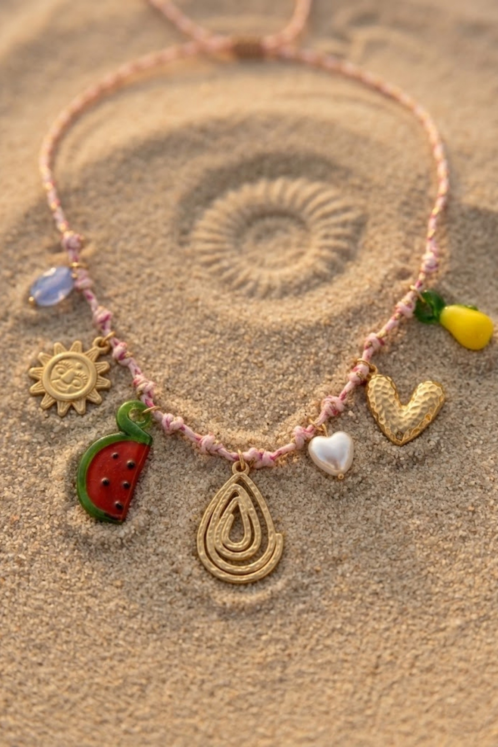 Grossiste Bellissima - Collier fantaisie charms fruits – Look estival vitaminé