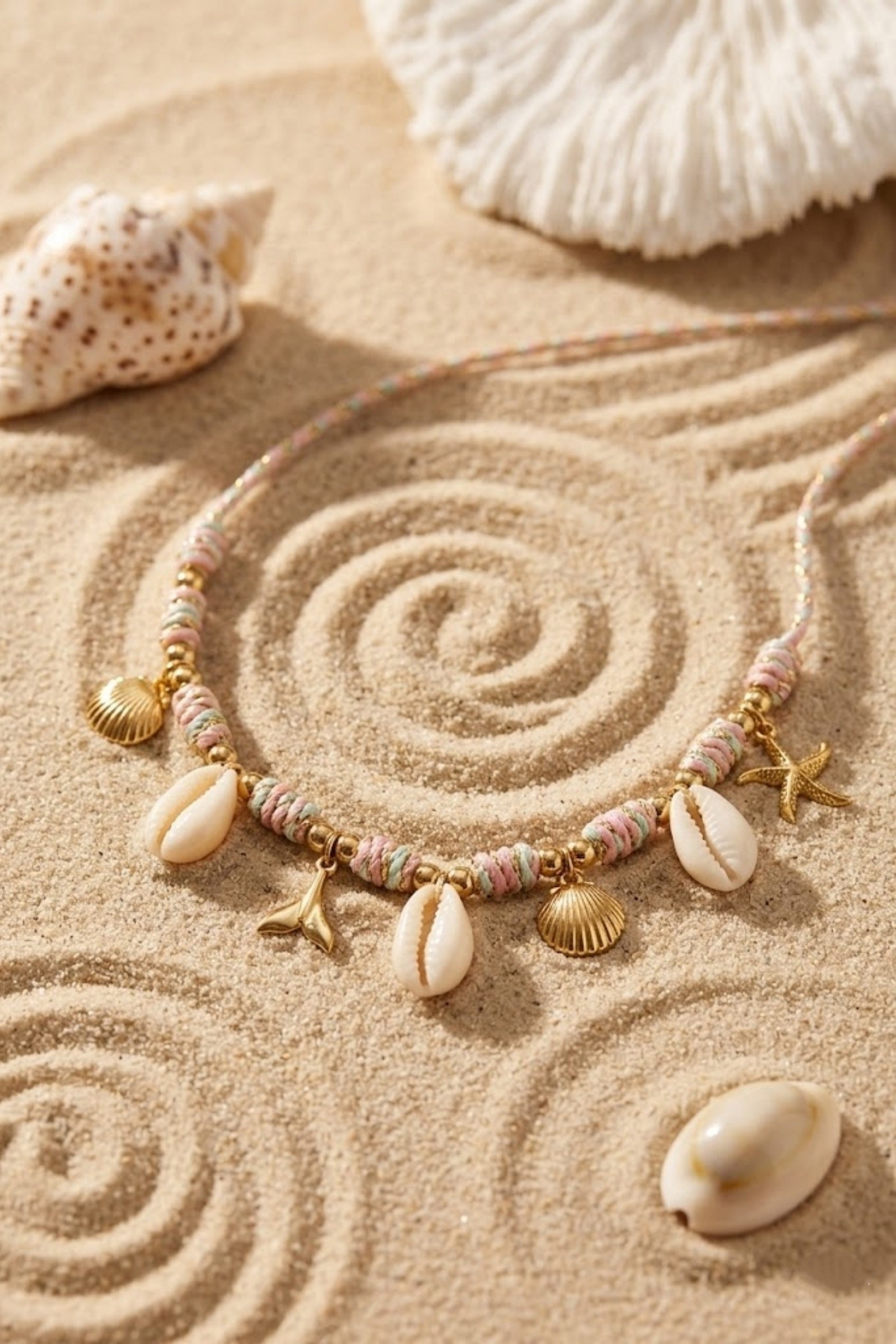 Grossiste Bellissima - Collier Cordon Charm's Marin en Acier Inoxydable – Élégance Océanique