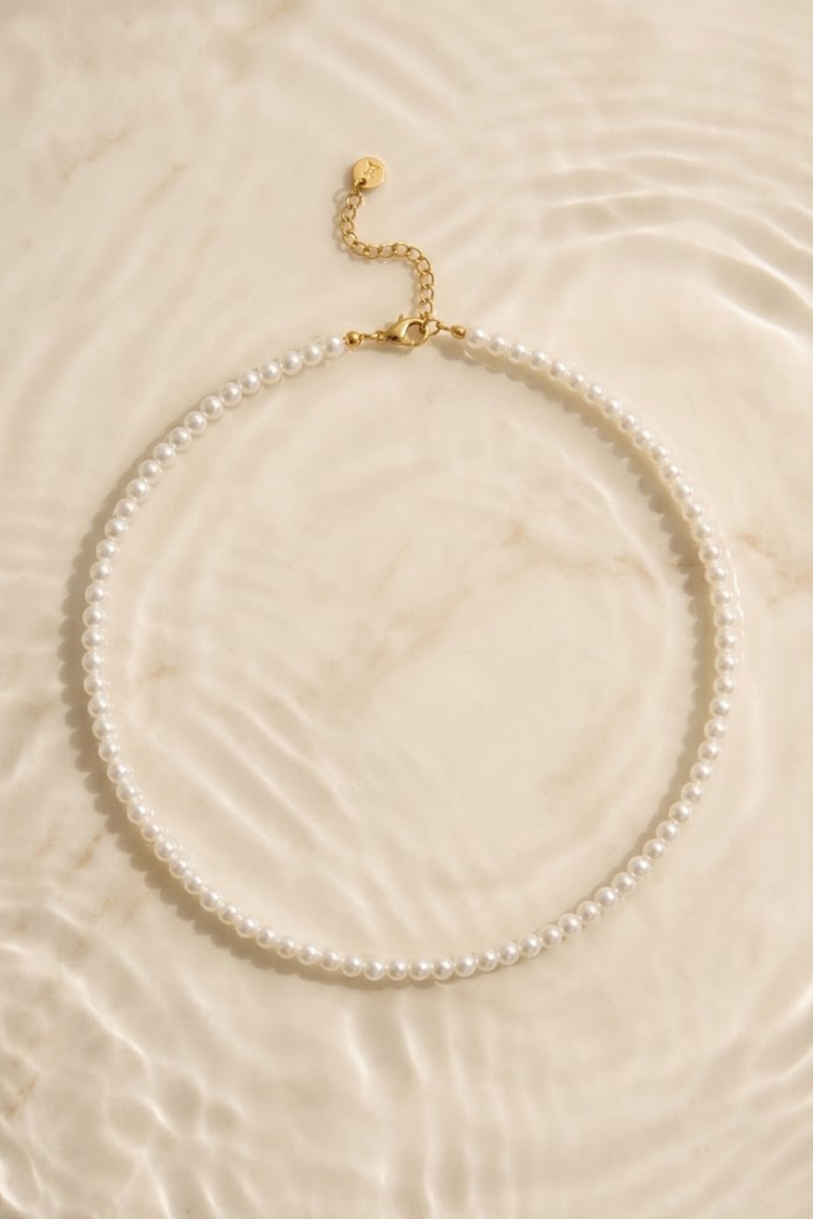 Grossiste Bellissima - Collier perles fines – Chaîne dorée ajustable