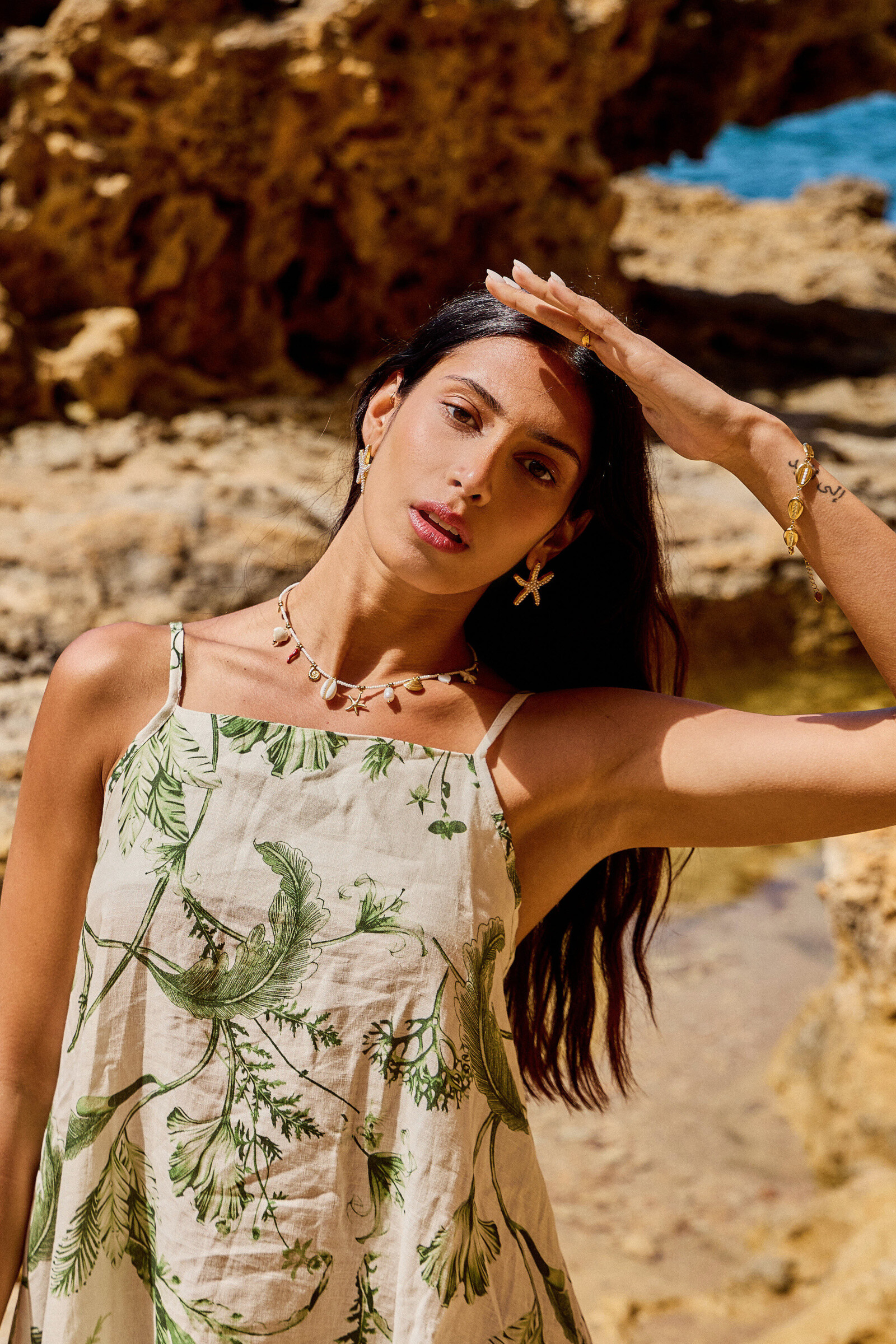 Mayorista Bellissima - Collar de perlas y encantos de marinero - elegancia de acero inoxidable oceánico