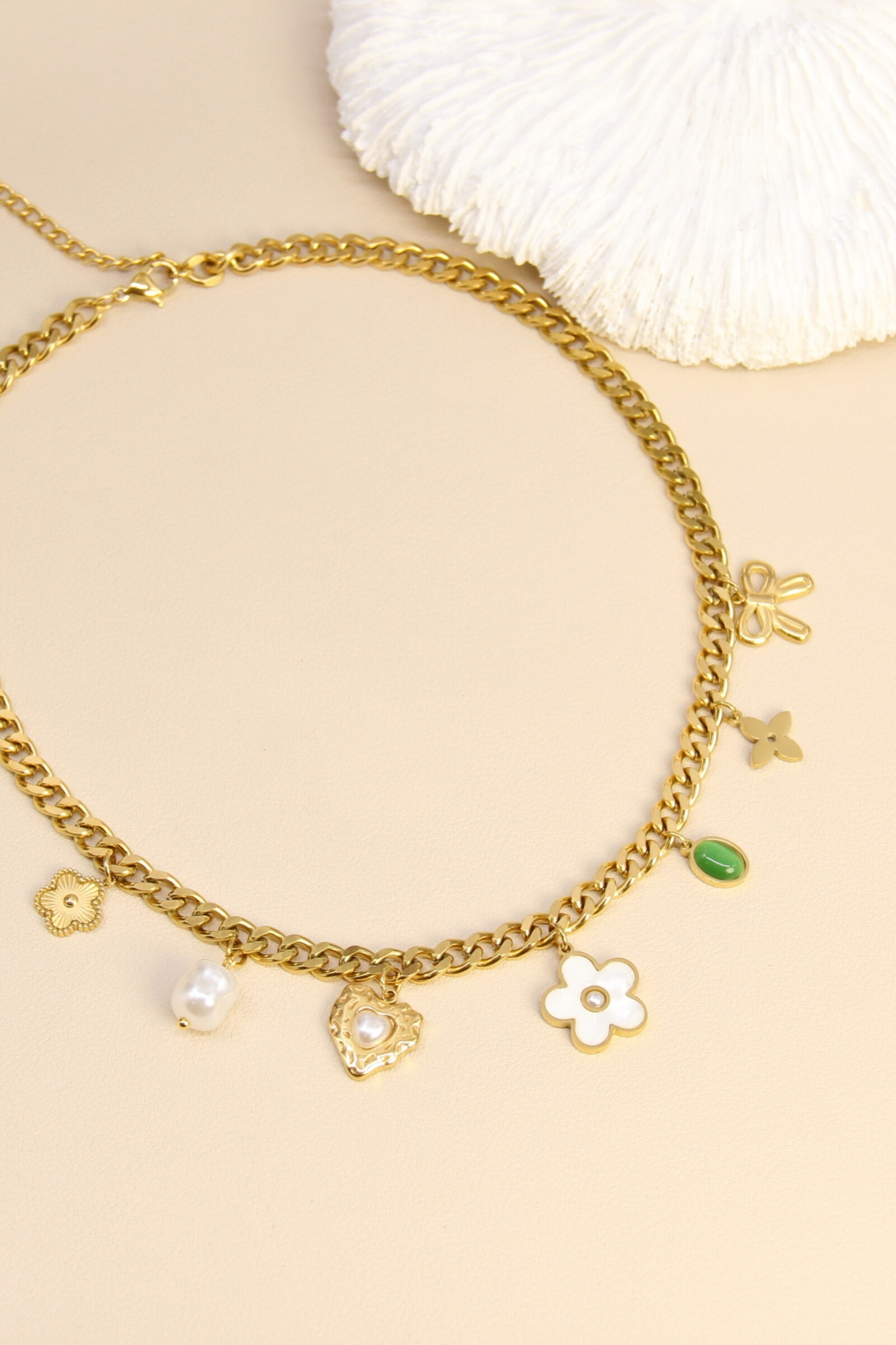 Grossiste Bellissima - Collier gourmette charms fantaisie – Mix & Match bohème