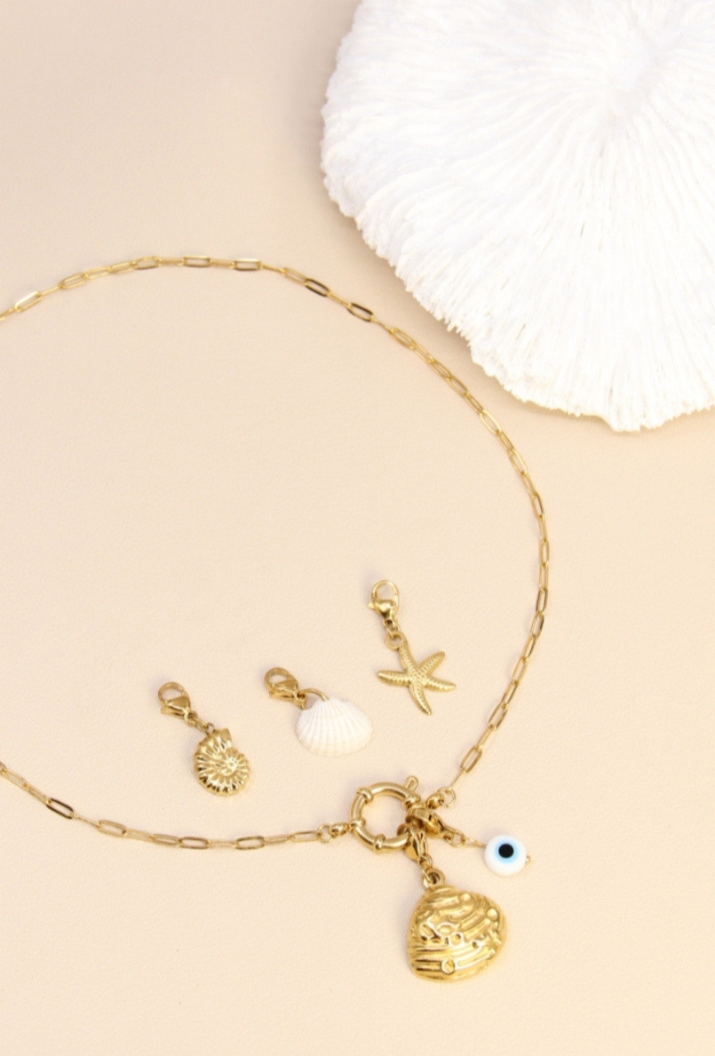 Grossiste Bellissima - Collier personnalisable avec charm’s en acier inoxydable