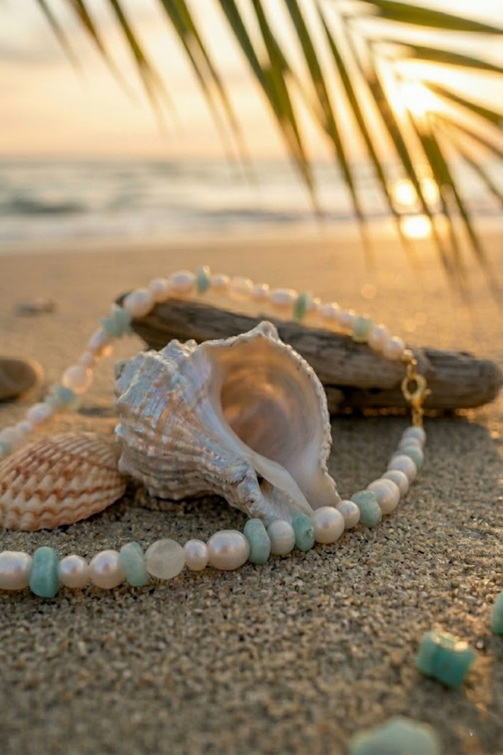 Grossiste Bellissima - Collier Perles & Pierres Acier Inoxydable – Fraîcheur Élégante
