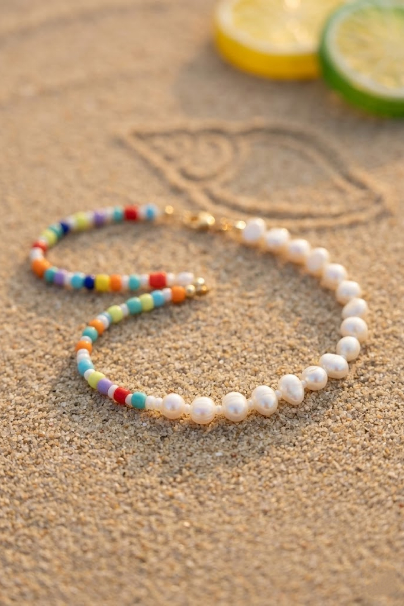 Grossiste Bellissima - Collier Asymétrique Perle de Culture Acier Inoxydable – Bijou Chic & Coloré