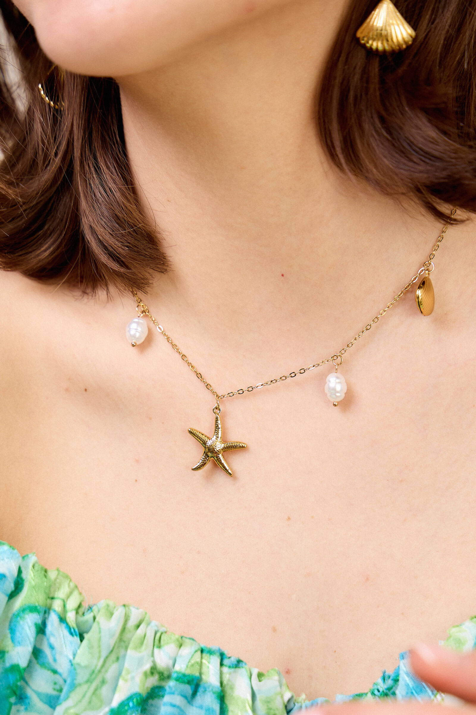Grossiste Bellissima - Collier Charm's Étoile de Mer en Acier Inoxydable – Élégance Inspirée de l'Océan