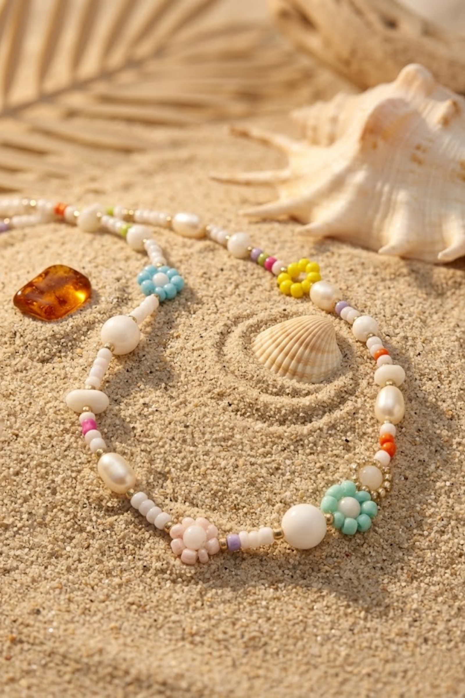 Grossiste Bellissima - Collier Perles Multicolores Acier Inoxydable – Style Tendance & Estival