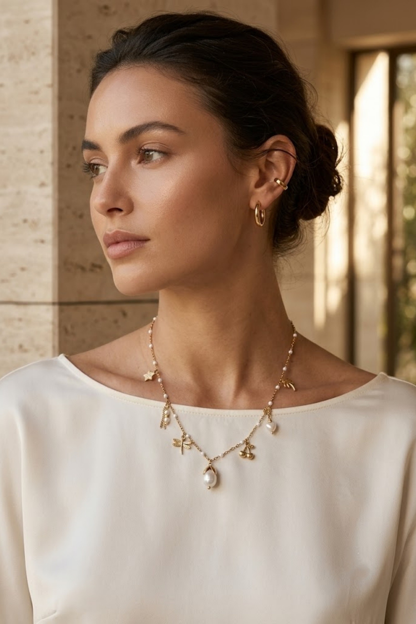 Großhändler Bellissima - Natur-Charm-Kette – Boho-Charme