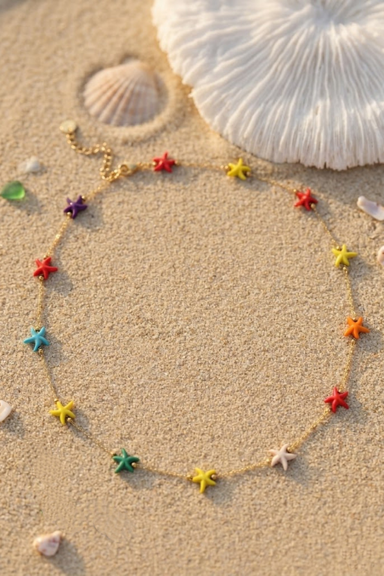 Grossiste Bellissima - Collier Étoiles de Mer Minimalistes – Style Bohème Chic – Existe en Plusieurs Coloris