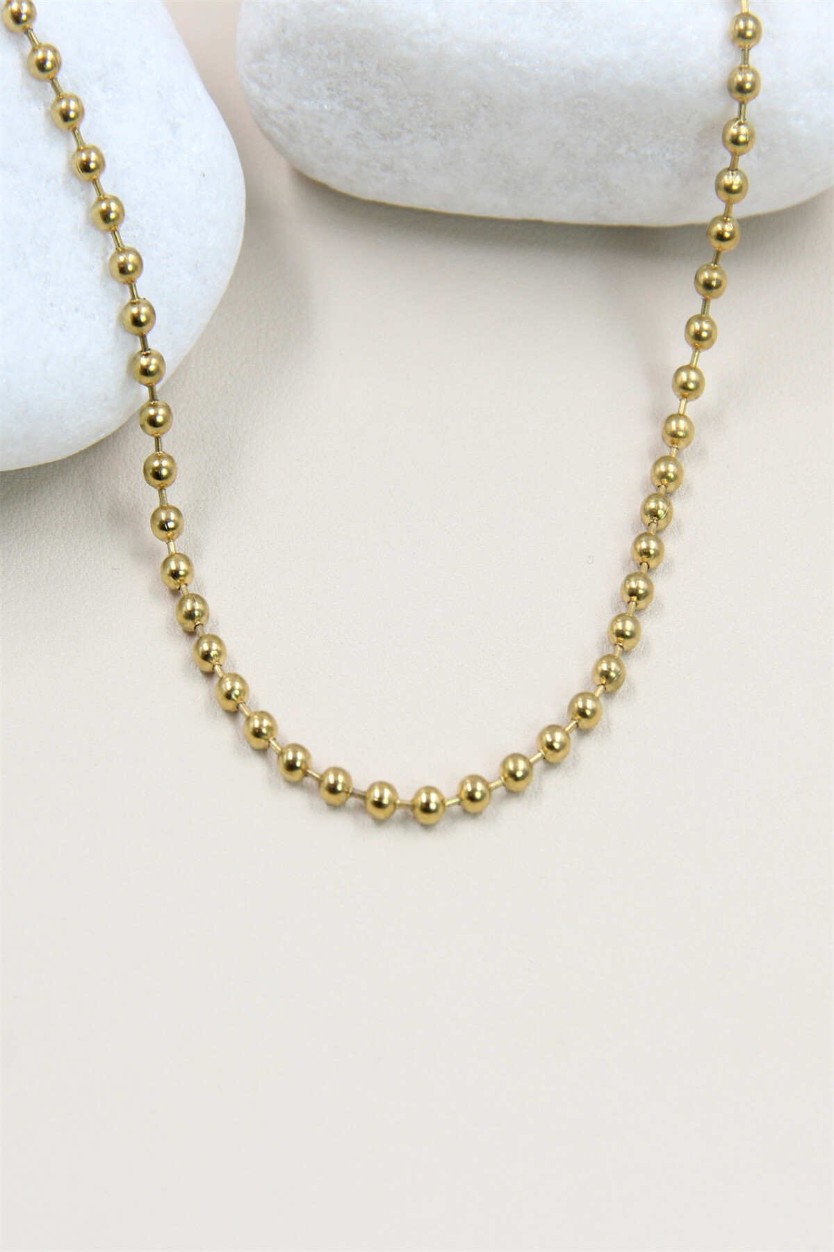 Grossista Bellissima - Collana in acciaio inossidabile -Pearl Eclat