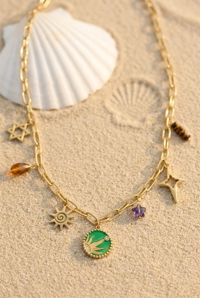 Grossiste Bellissima - Collier “Éclat Solaire” – Acier inoxydable