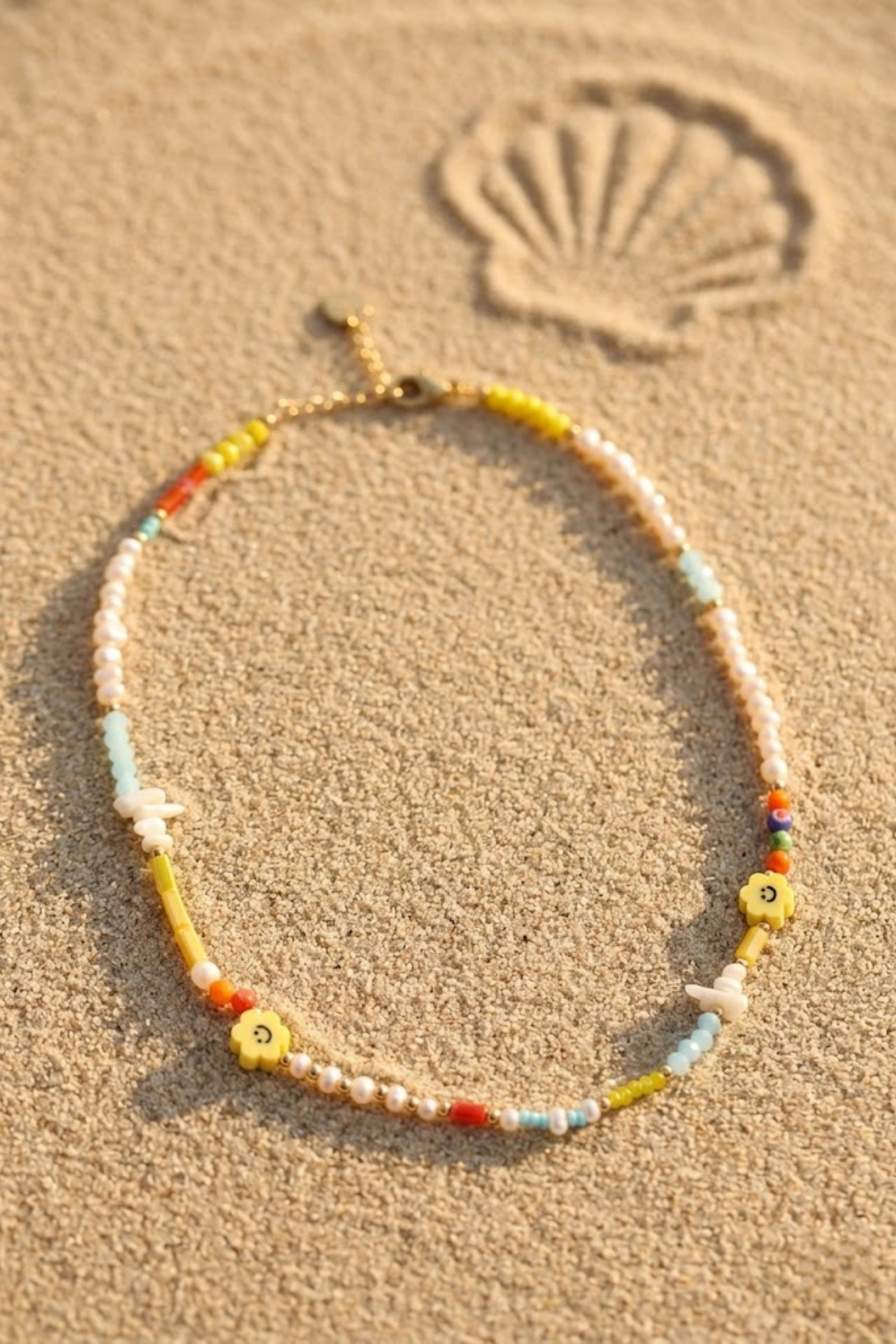 Grossiste Bellissima - Collier Perle Multicolore Acier Inoxydable – Bijou Fun & Tendance