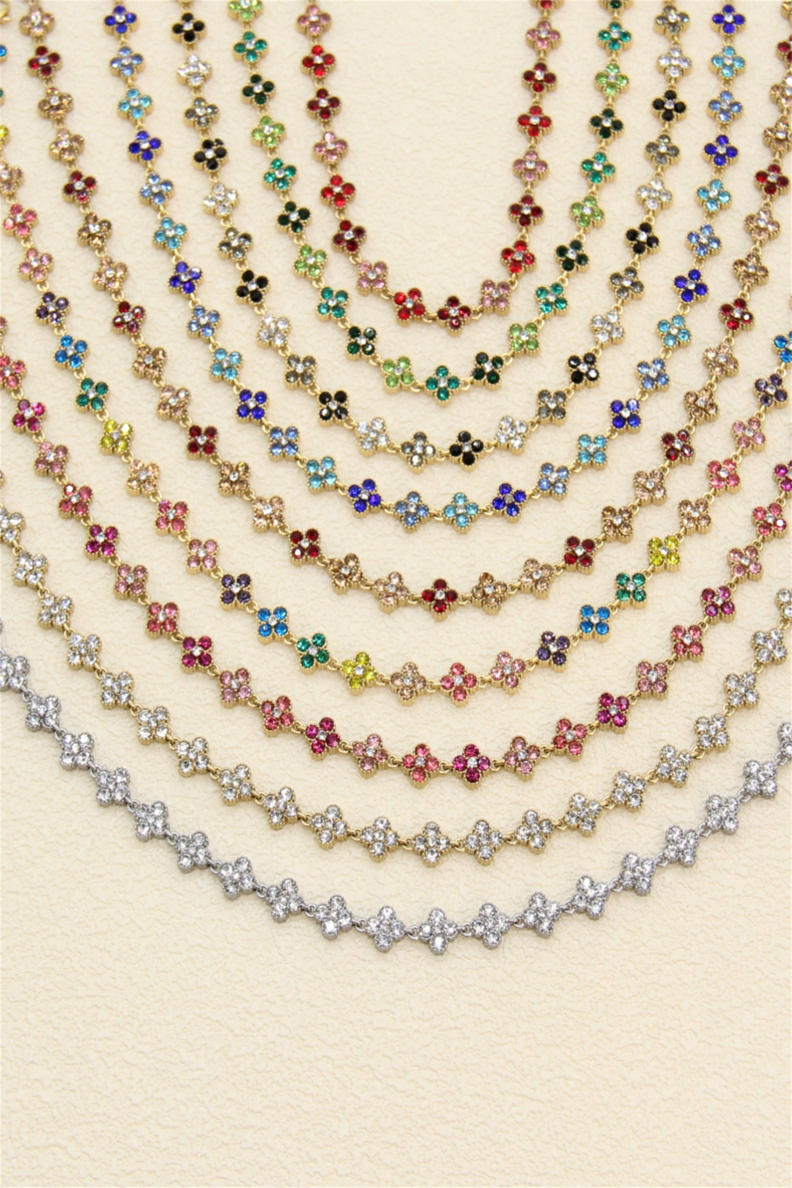 Grossiste Bellissima - Collier princesse pavées zircons – éclat joaillier en acier inoxydable