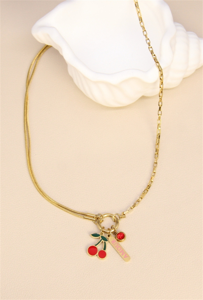 Collier oversize à breloques PILGRIM Danish design Vintage 1990s