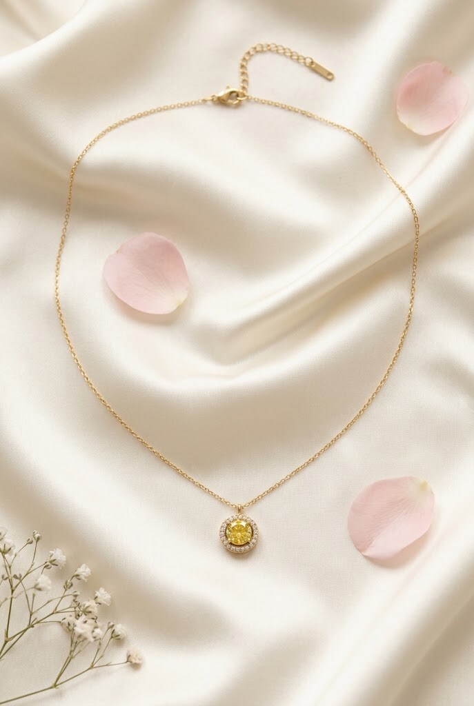 Grossiste Bellissima - Collier Zirconium Coloré – Éclat Précieux
