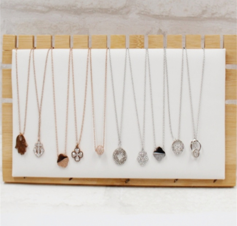 Großhändler Bellissima - Edelstahl-Halsketten-Set mit 10 Stück, inklusive Display