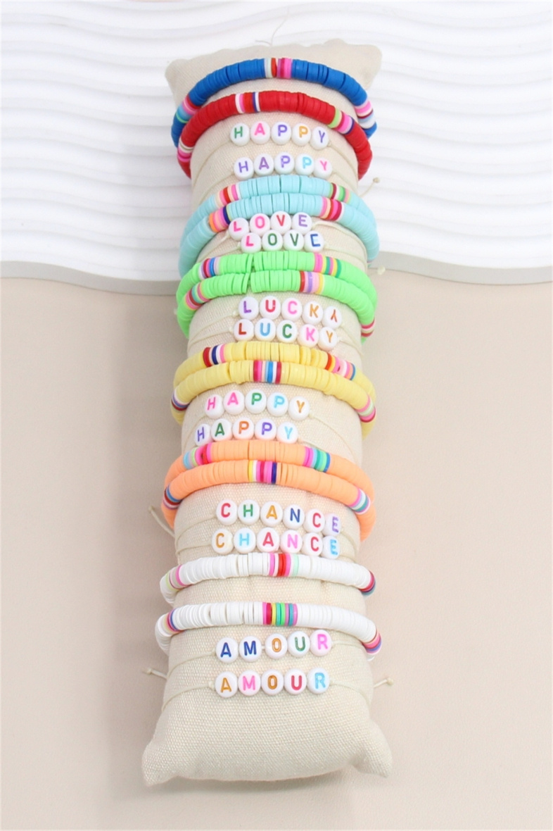 Grossiste Bellissima - Lot de 24 bracelets modèle assorti avec presentoir inclus