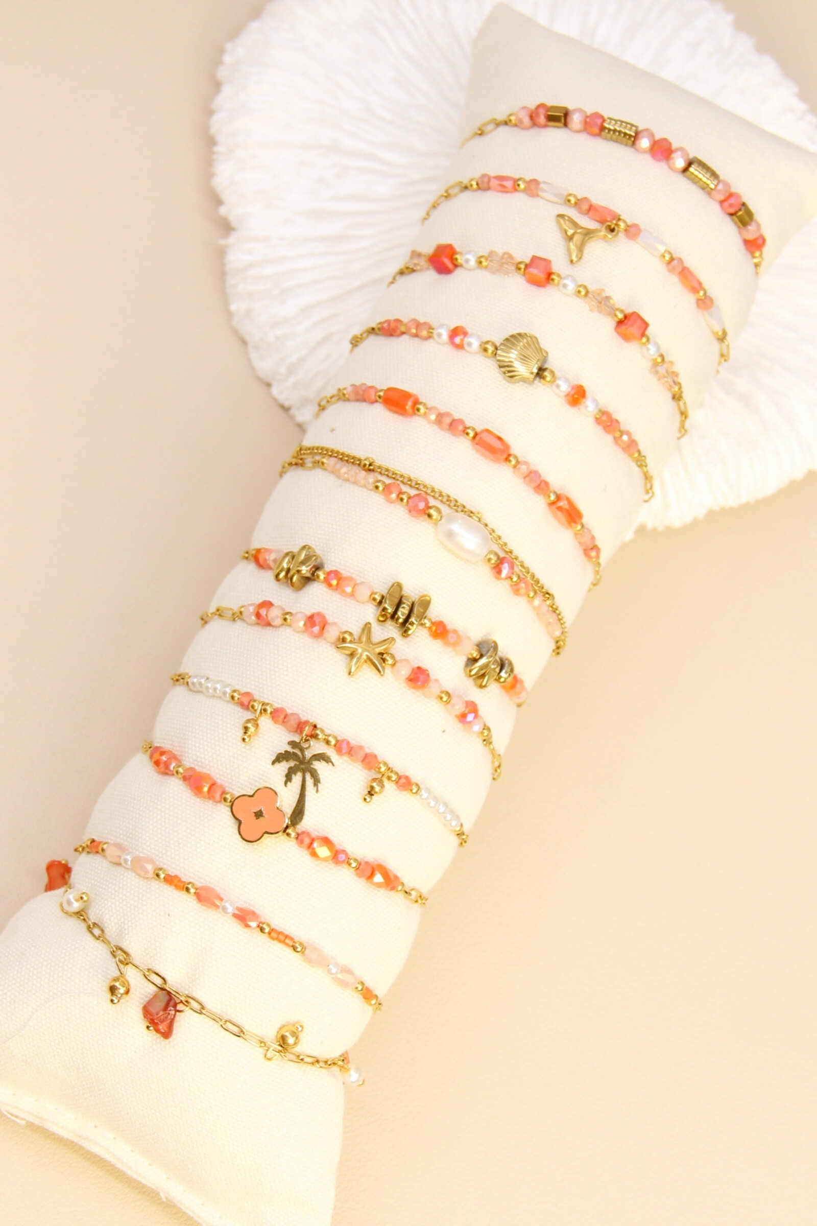 Grossiste Bellissima - Lot de 12 bracelets acier inoxydable – Présentoir offert