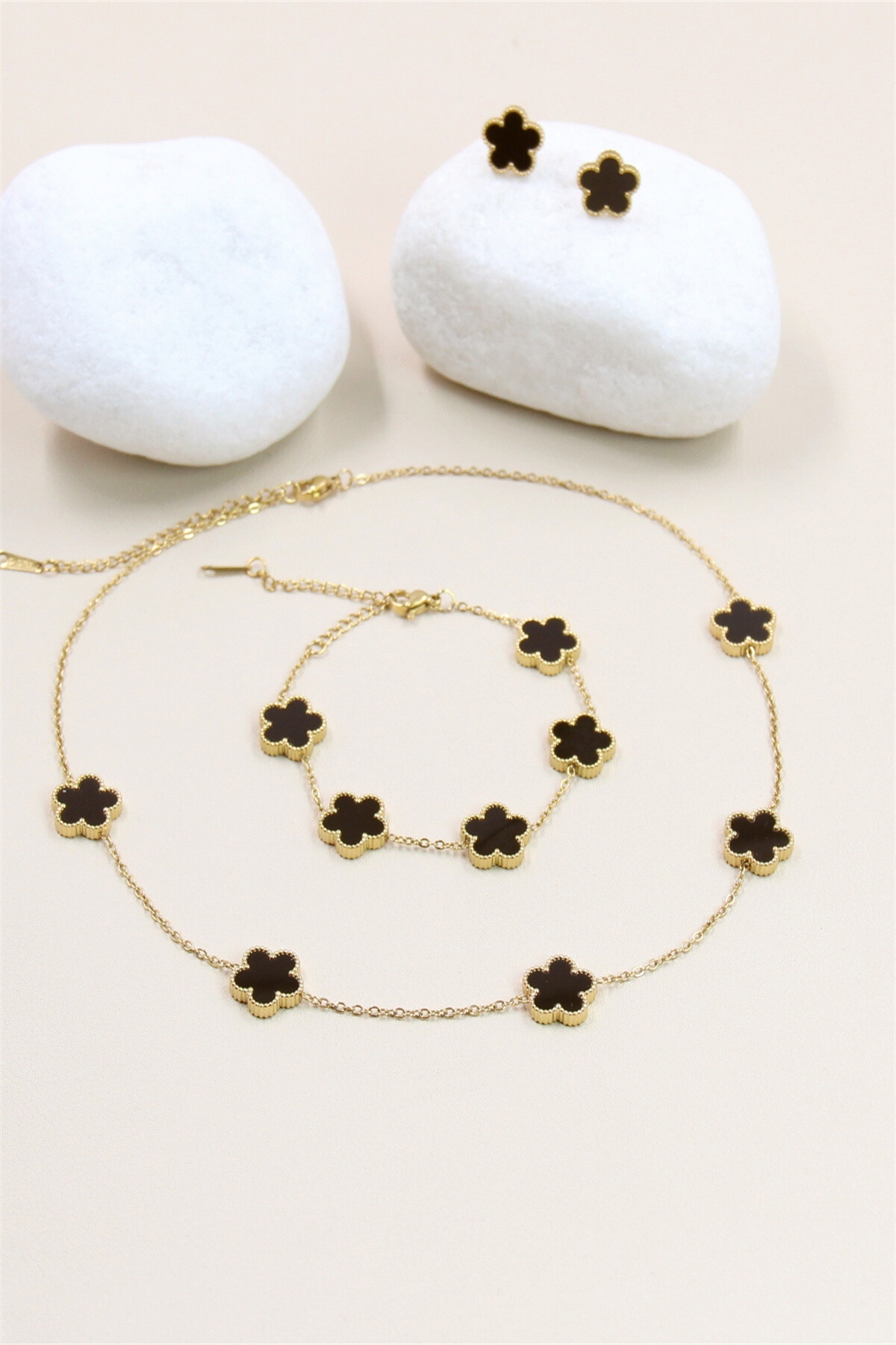 Wholesaler Bellissima - 3-Piece Clover Set in Stainless Steel - Elegance and Refinement