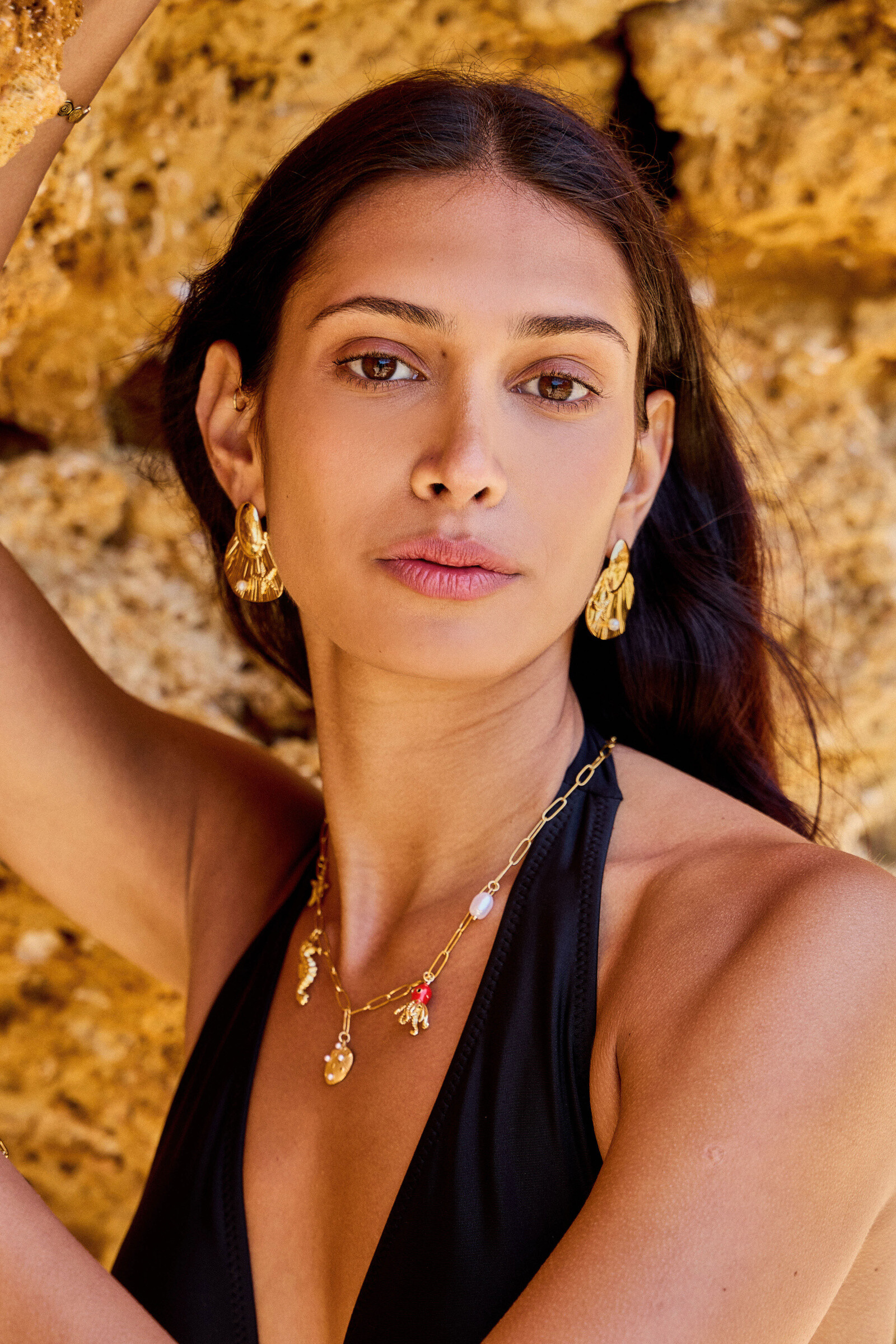 Grossiste Bellissima - Collier charm's en acier inoxydable theme marin – éclat de l'océan