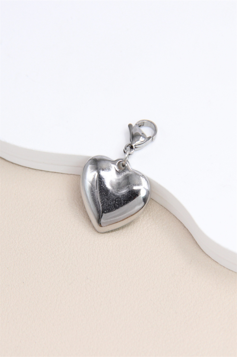 Grossista Bellissima - Collana con ciondolo a cuore in acciaio inossidabile: splendore ed eleganza