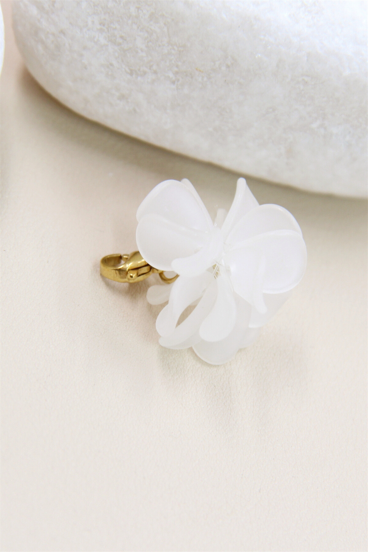 Grossista Bellissima - Ciondolo con ciondolo in acciaio inossidabile - Eleganza floreale