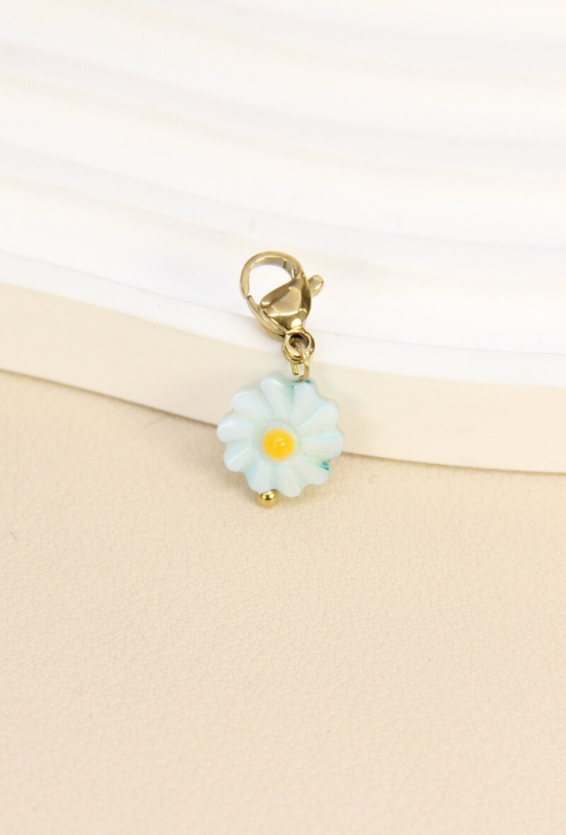 Großhändler Bellissima - Dieser Edelstahl -Margueritte -Blütenanhänger - natürliche Eleganz