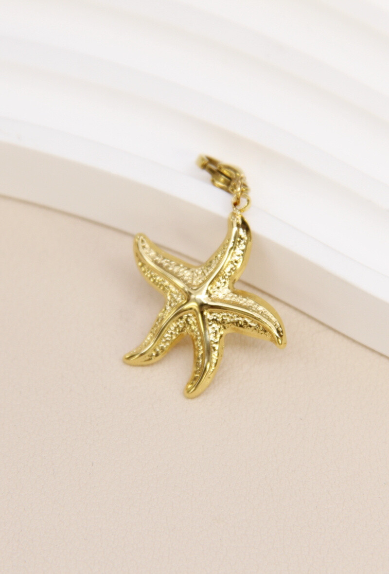 Grossiste Bellissima - Pendentif Étoile de Mer - Élégance Inoxydable et Créativité