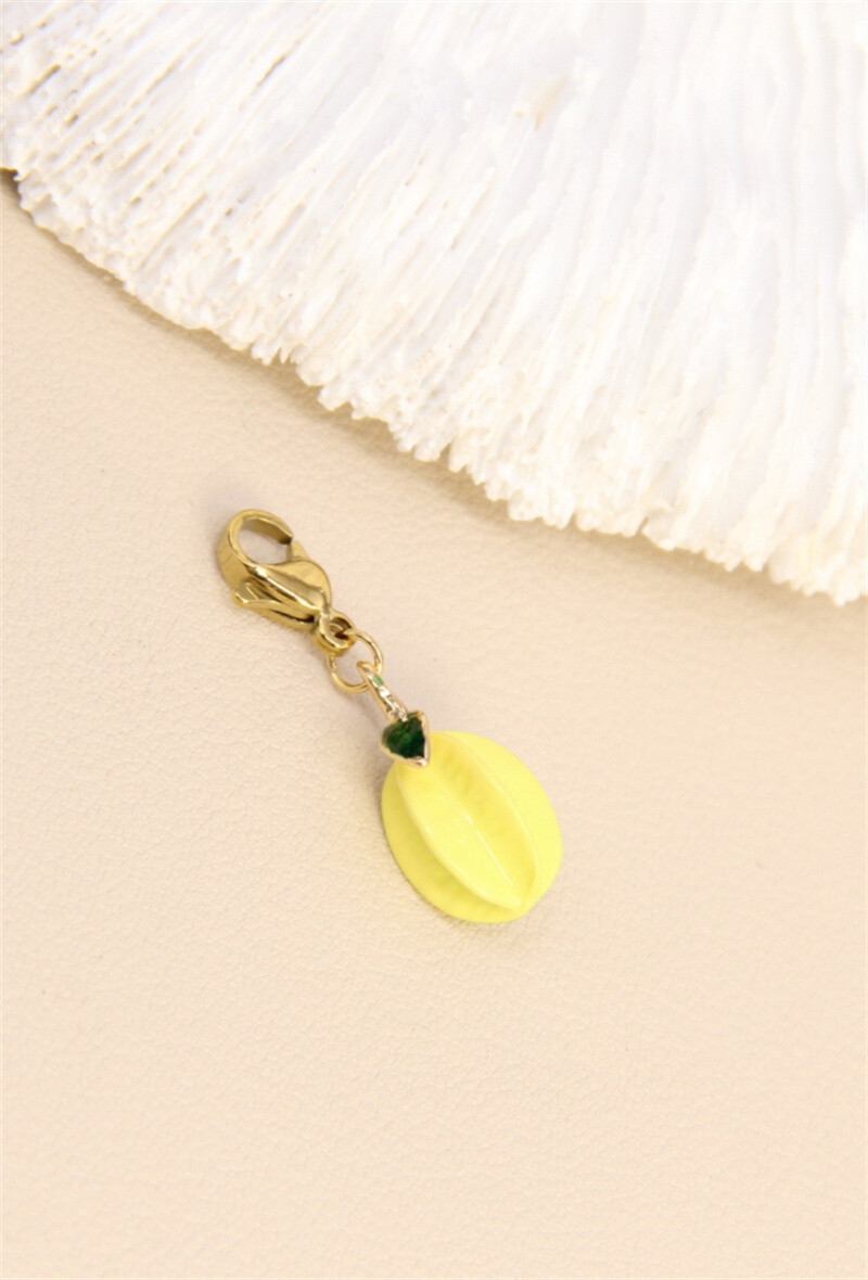 Wholesaler Bellissima - Stainless steel pendant - Fruity touch for your creations