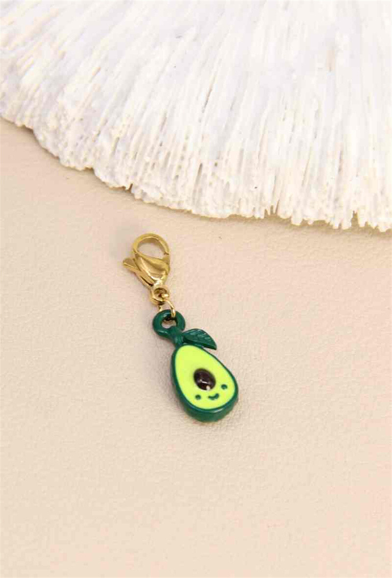 Wholesaler Bellissima - Smiling avocado charm - The cute accessory to clip