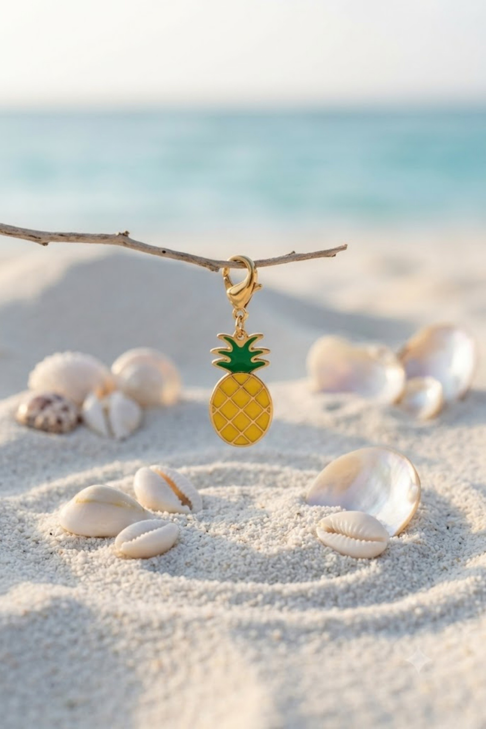 Grossiste Bellissima - Pendentif Ananas en Acier Inoxydable – Frais, Fun & Tendance