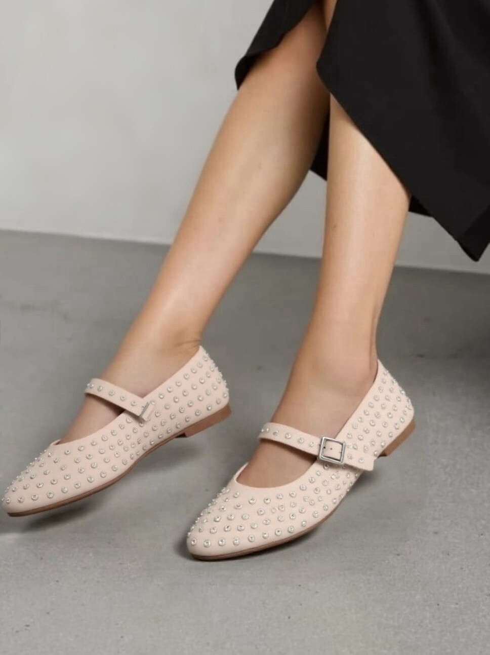 Grossiste Bello Star - Ballerine avec clous simili cuir