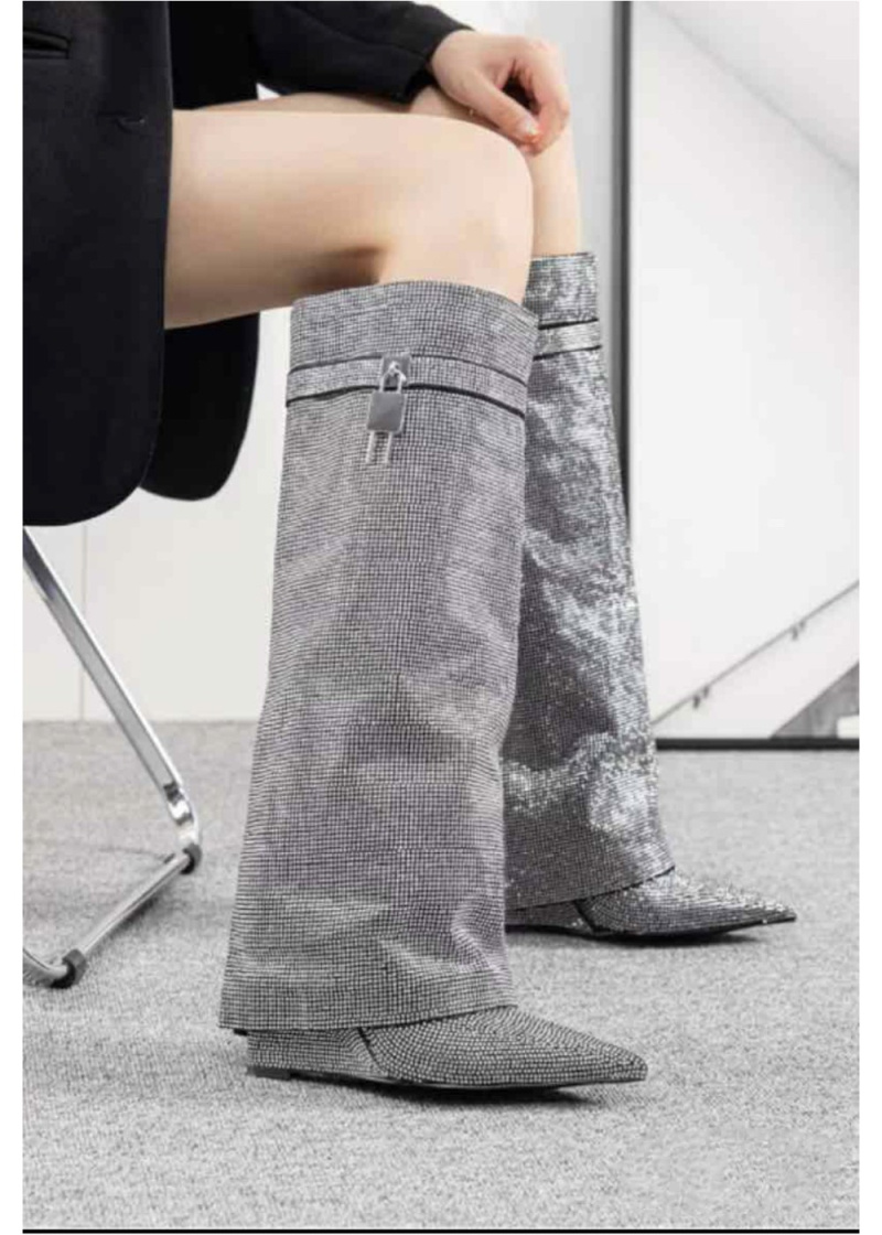 Grossiste Bello Star - Bottes à talon en strass