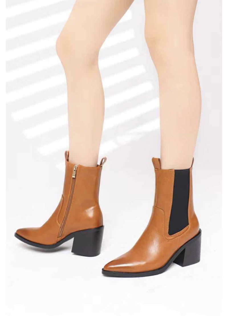 Mayorista Bello Star - Botines de ante con tacón